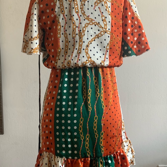 NWT PLT Ruched Satin Dress - Picture 6 of 8